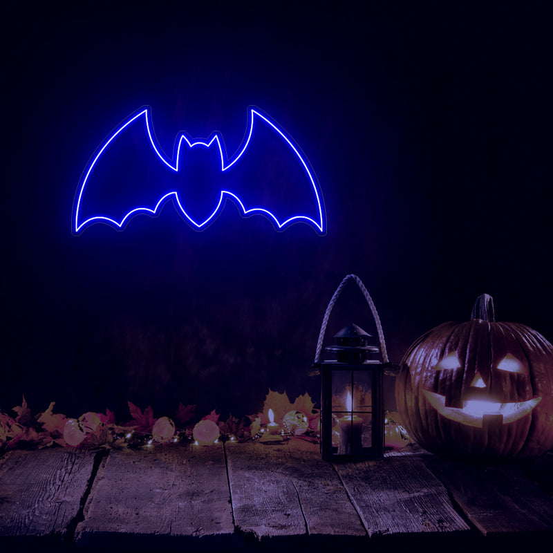 Halloween Bat Neon Sign