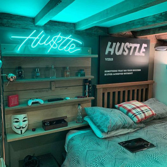 Hustle Neon Sign