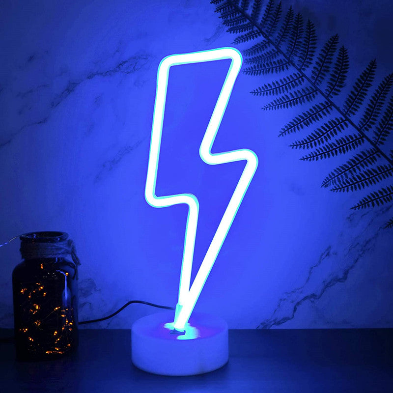 LED Neon Sign Desk Lights & Lightning Night Light