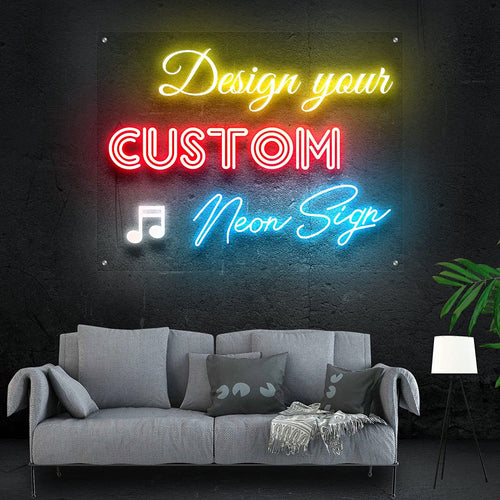 Insegna al neon personalizzata per camera da letto