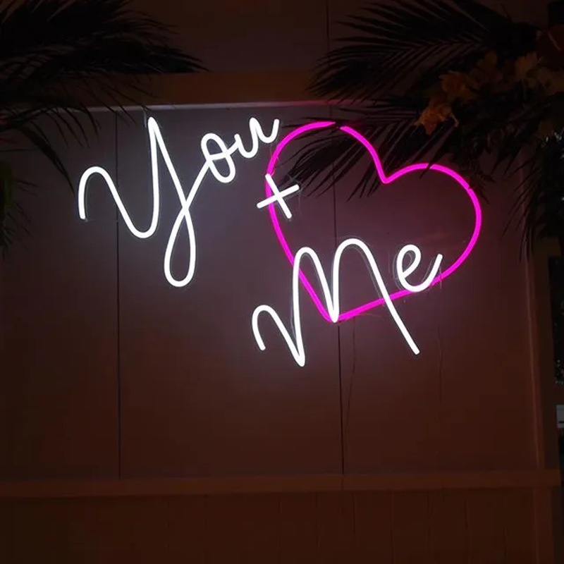 You+Me Neon Sign