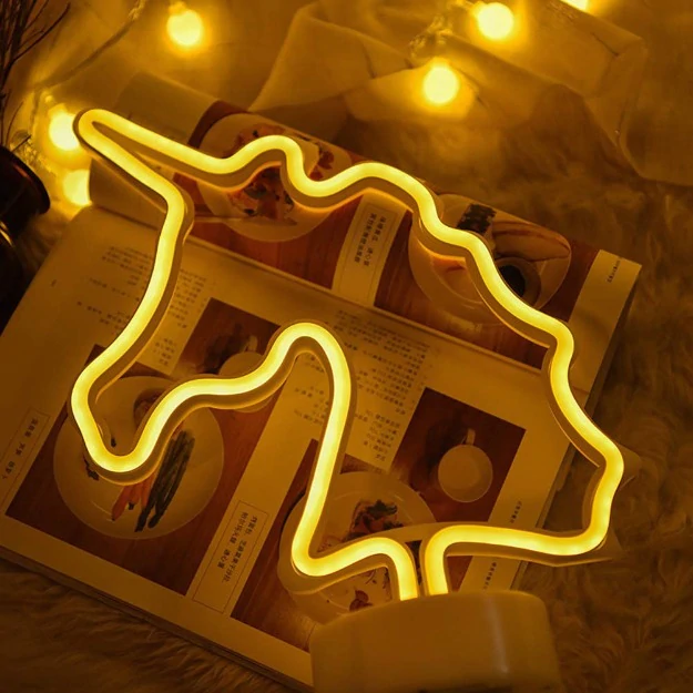 LED Neon Sign Desk Lights & Unicorn Night Light