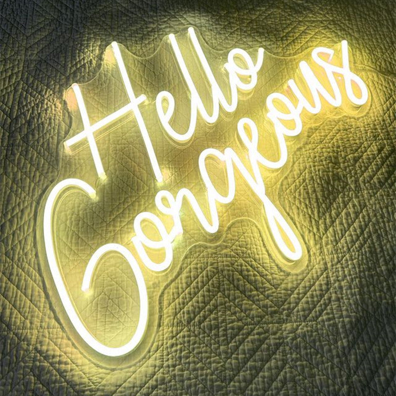 Hello Gorgeous 2 Neon Sign