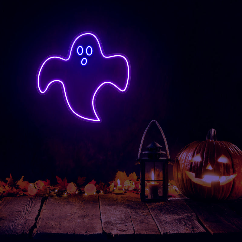 Halloween Ghost Neon Sign