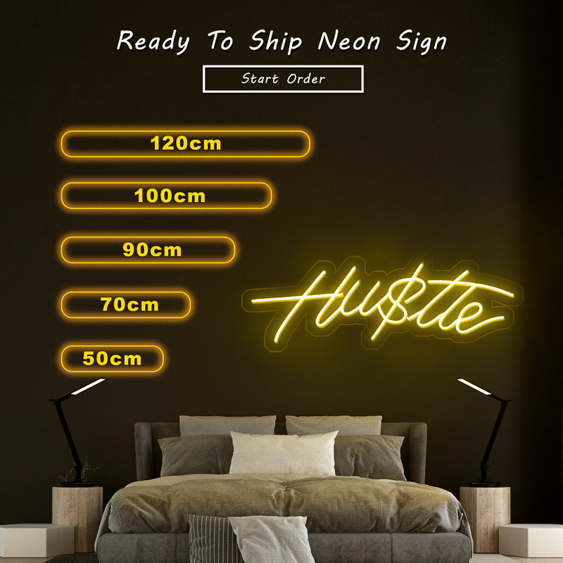 Hustle Neon Sign