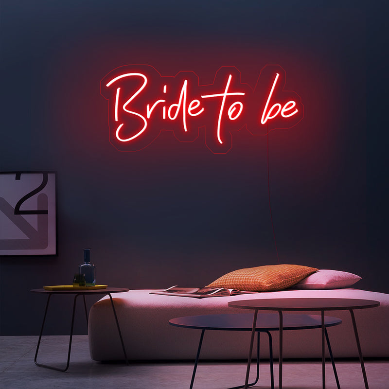 Bride to be neon sign