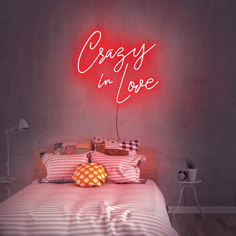 Crazy in love neon sign