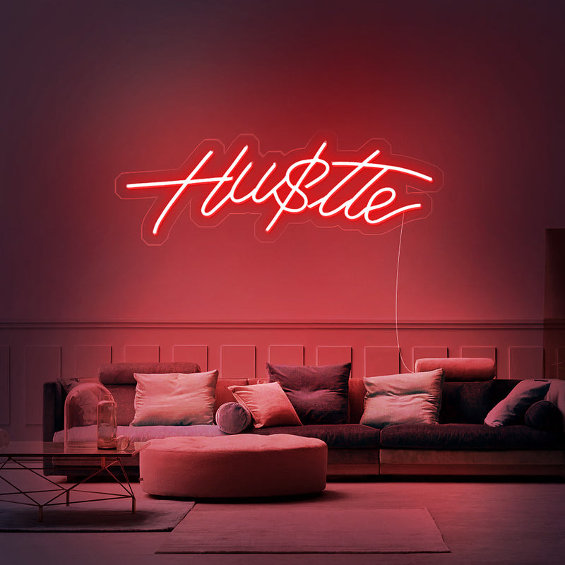 Hustle Neon Sign