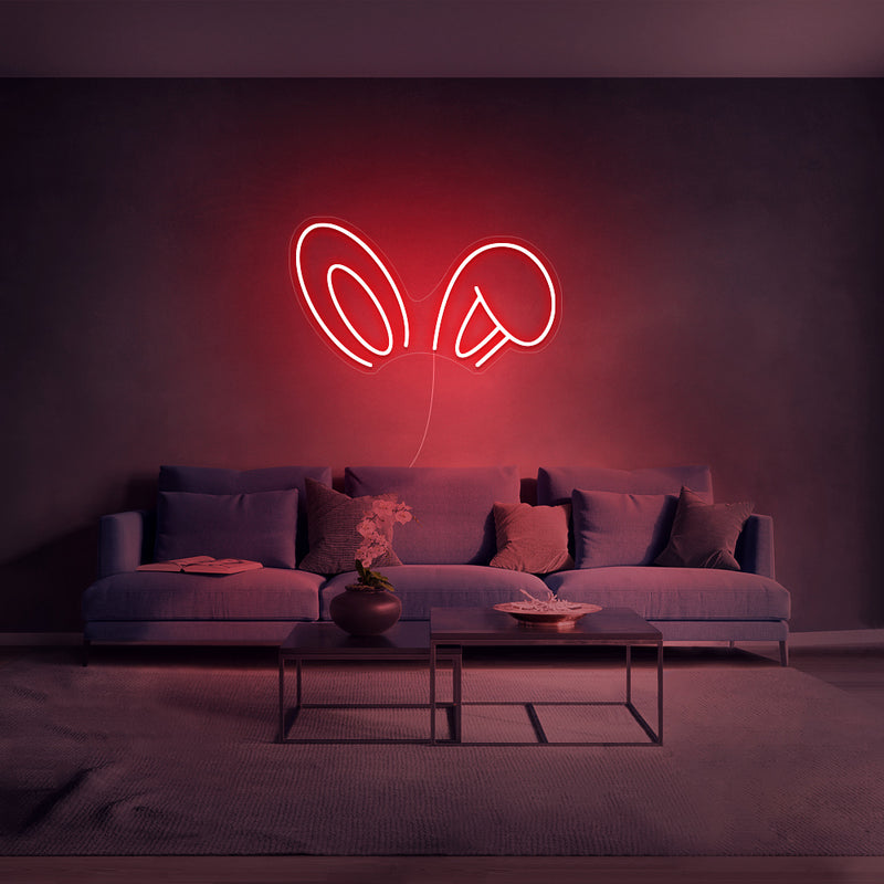 Mini Bunny Ears Neon Sign