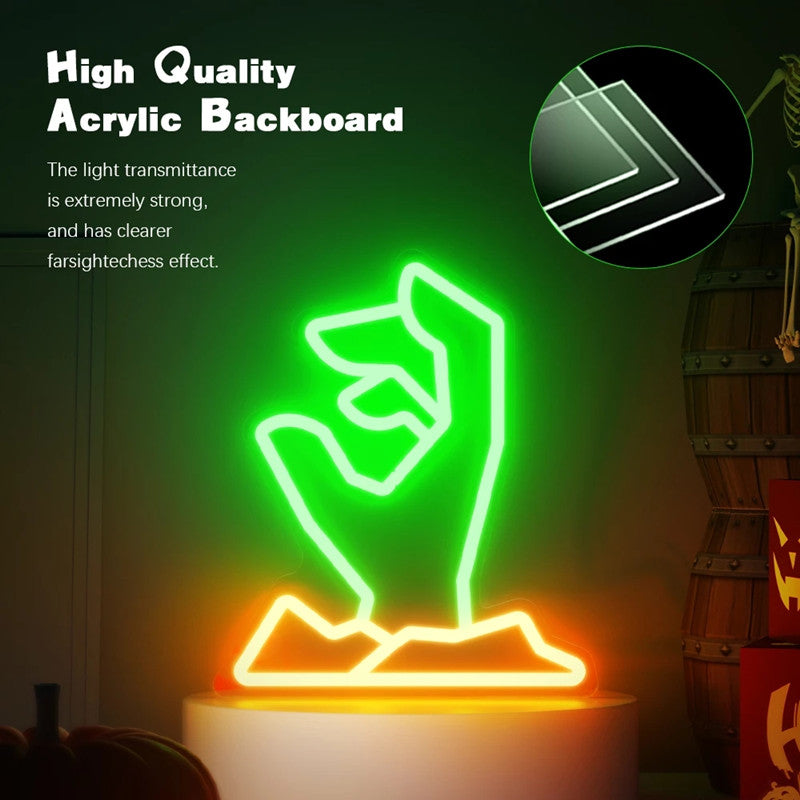 LED Neon Sign & LED Halloween Night Light