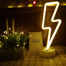 LED Neon Sign Desk Lights & Lightning Night Light
