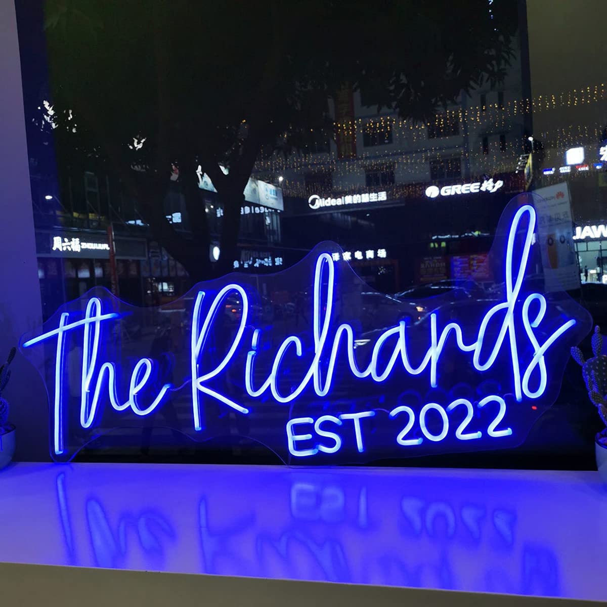 Insegna al neon personalizzata per camera da letto