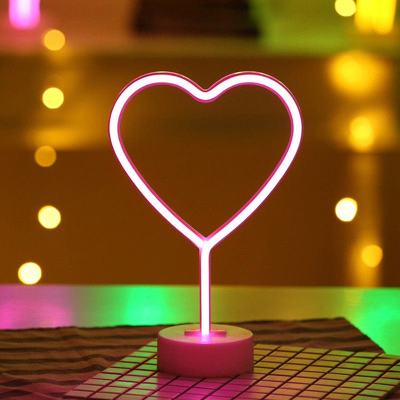 LED Neon Sign Desk Lights & Table Lamps