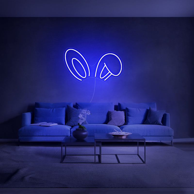 Mini Bunny Ears Neon Sign