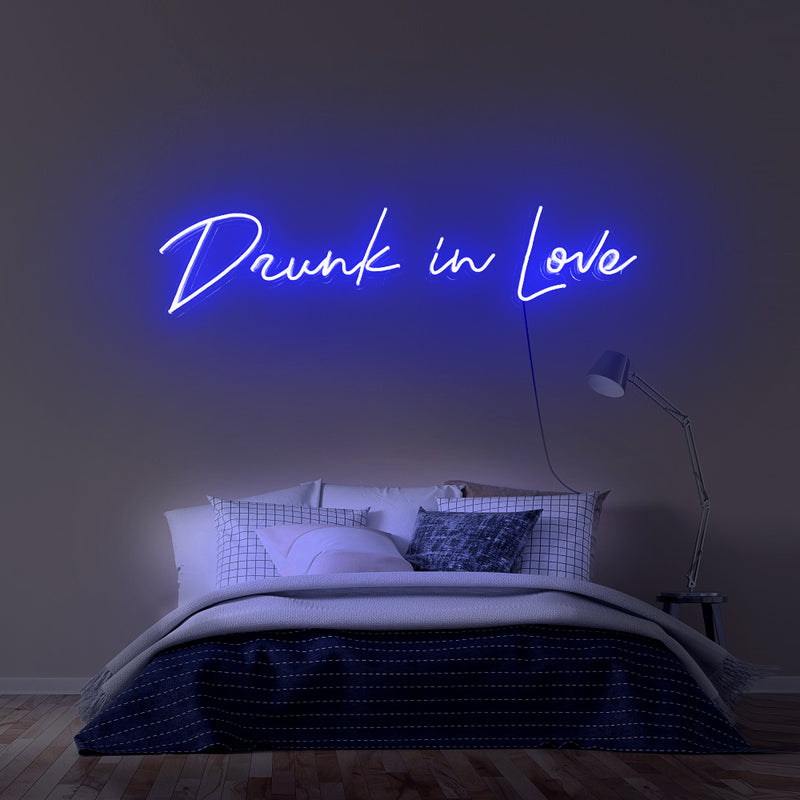 Drunk in love neon sign