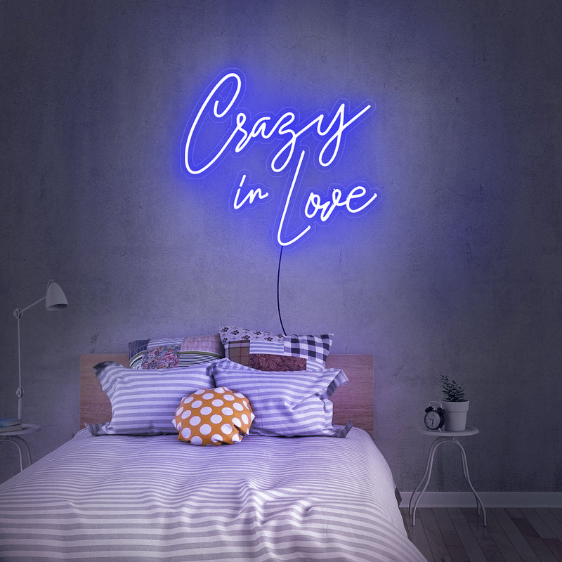 Crazy in love neon sign