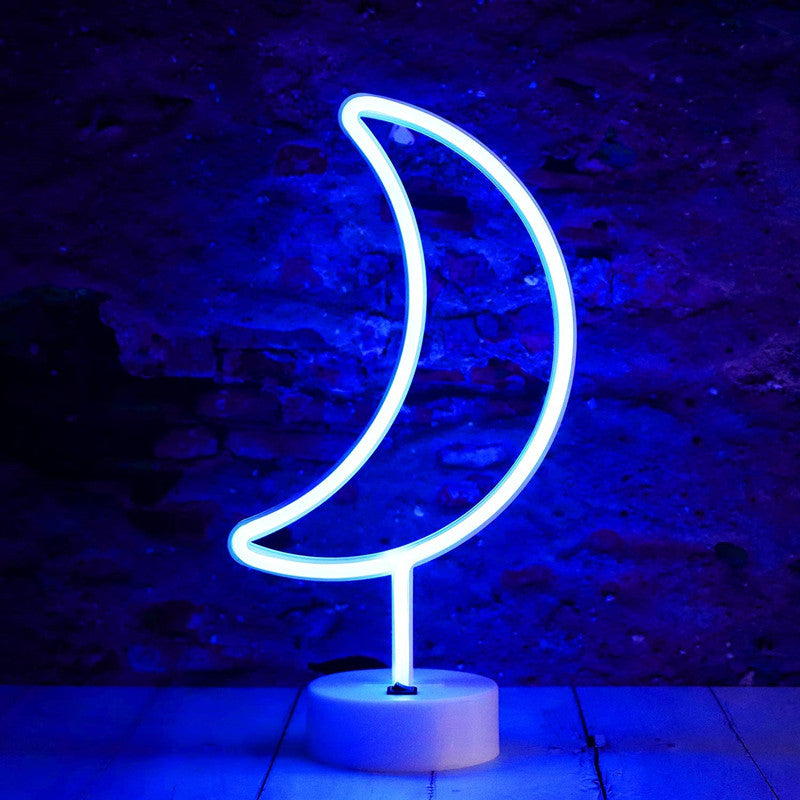 LED Neon Sign Desk Lights & Moon Night Light