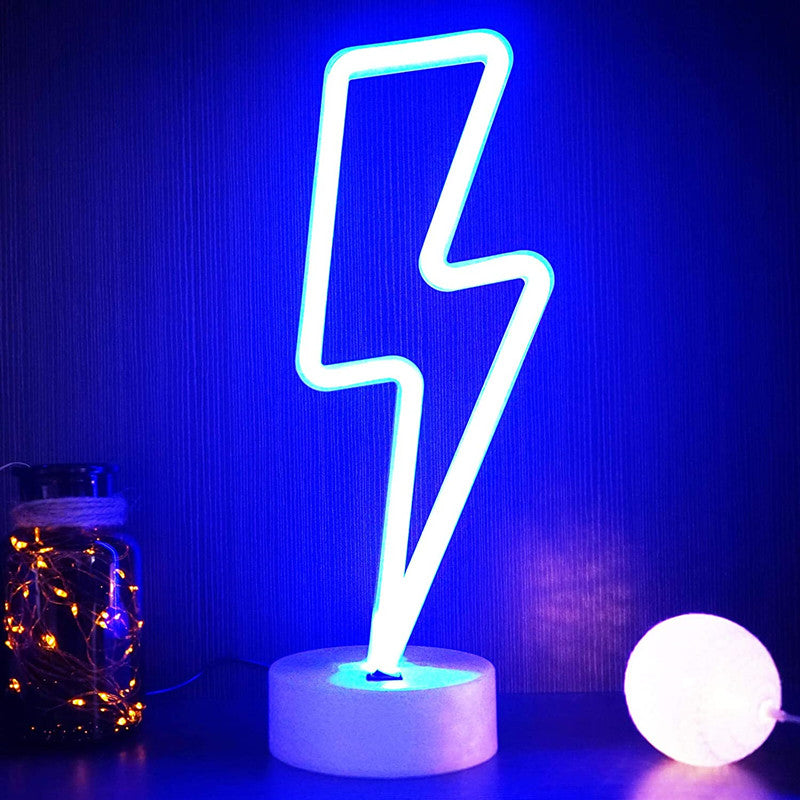 LED Neon Sign Desk Lights & Lightning Night Light