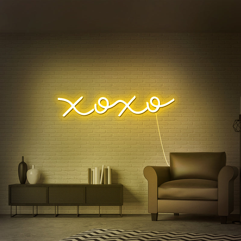 xoxo led neon sign