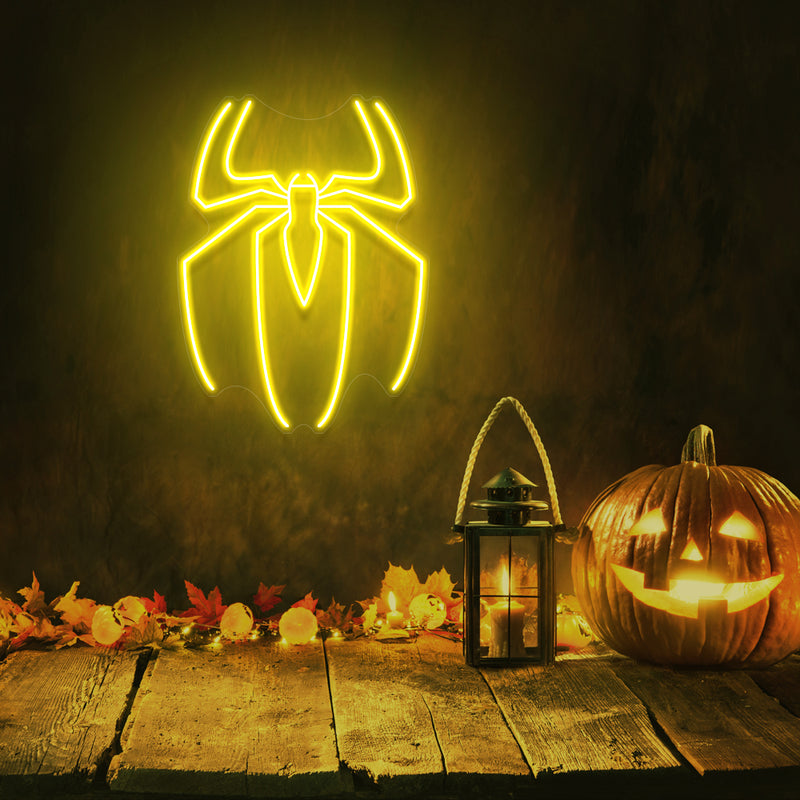 Halloween Spider Neon Sign