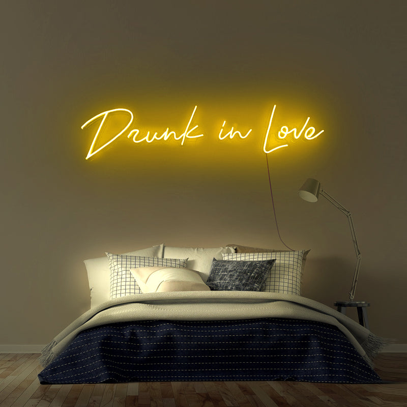 Drunk in love neon sign