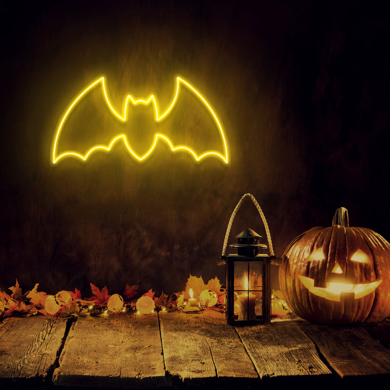 Halloween Bat Neon Sign