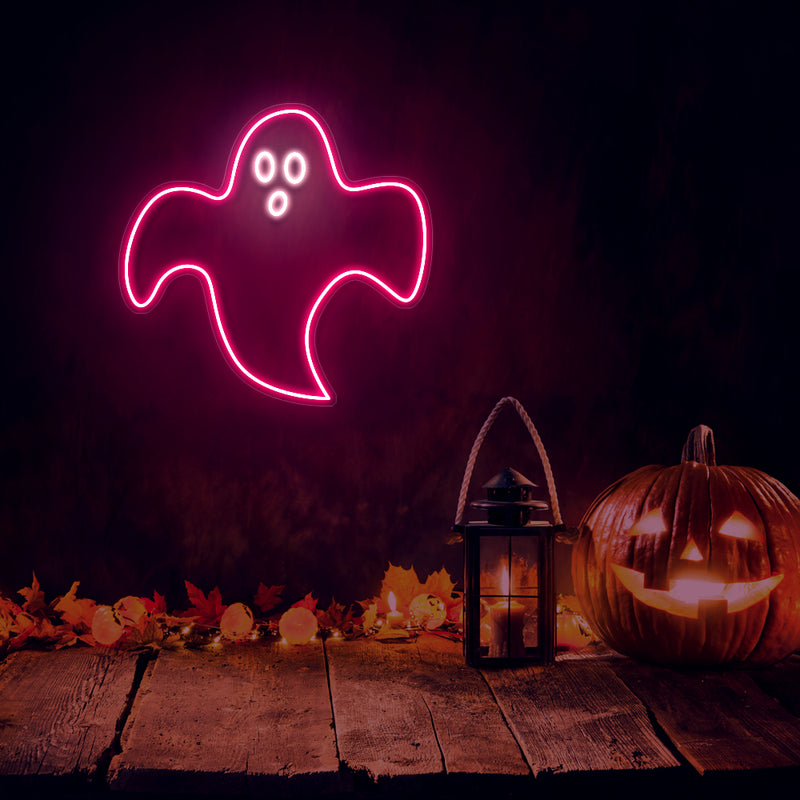 Halloween Ghost Neon Sign