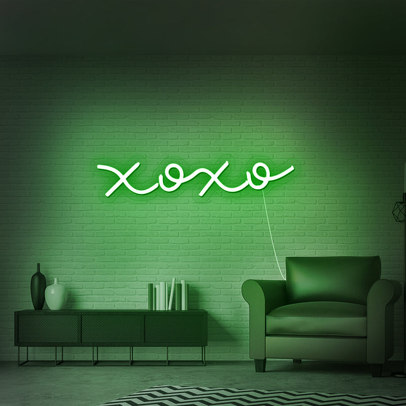 xoxo led neon sign