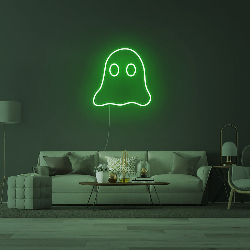 Mini Ghost Neon Sign