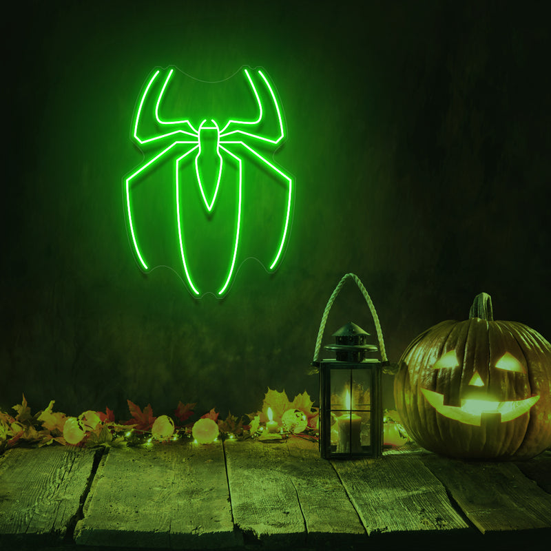 Halloween Spider Neon Sign