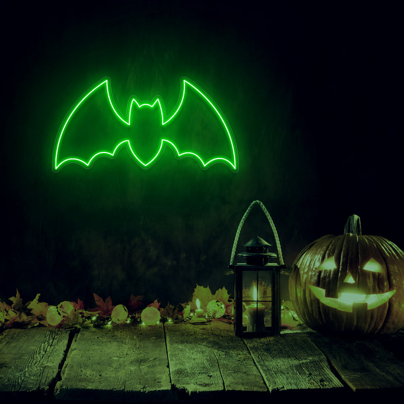 Halloween Bat Neon Sign