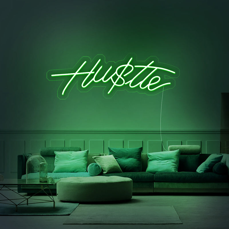 Hustle Neon Sign