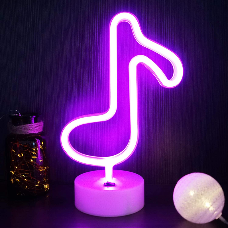 LED Neon Sign Desk Lights & Table Lamps