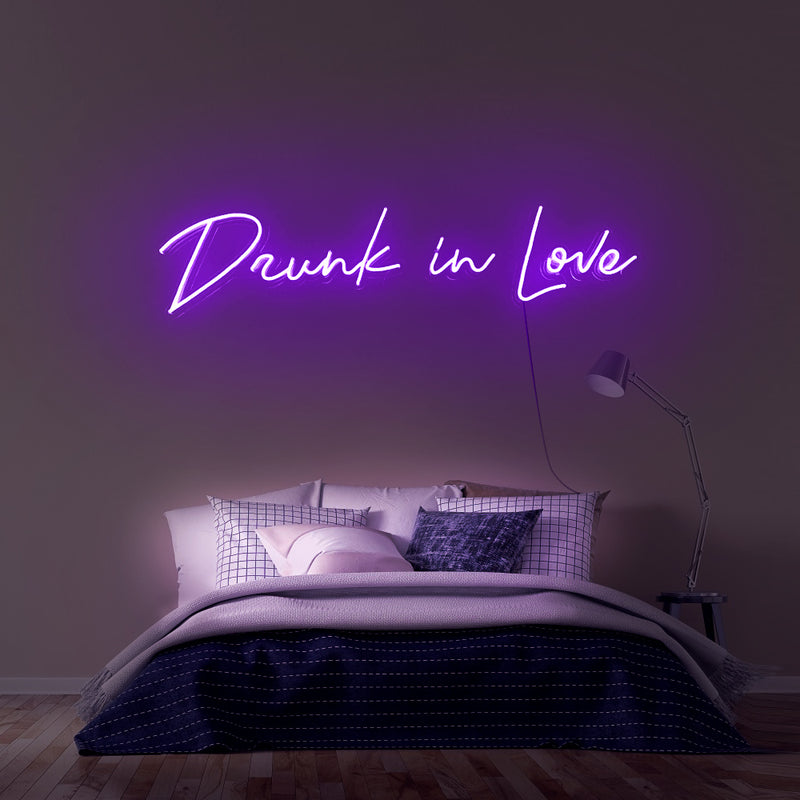 Drunk in love neon sign