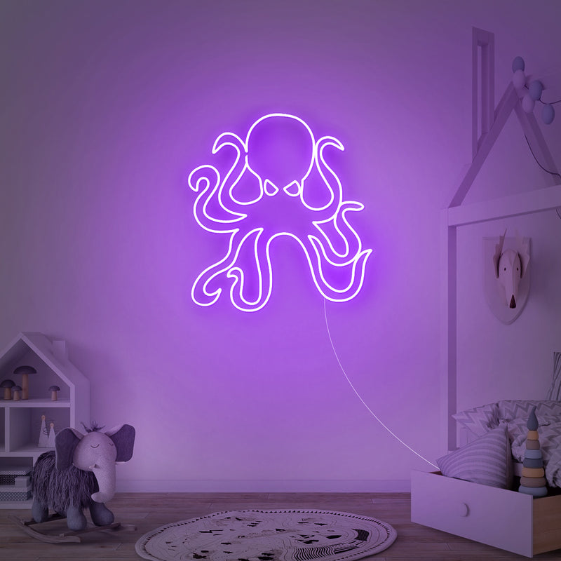 Octopus Neon Sign