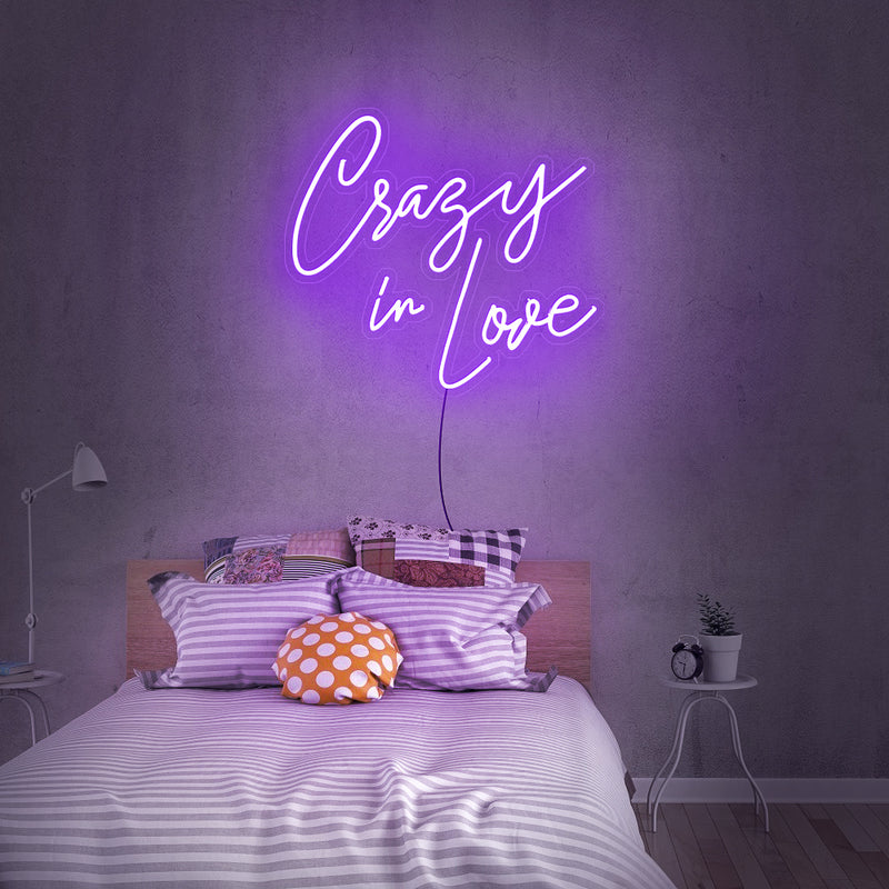 Crazy in love neon sign