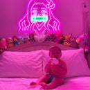 Anime Girl Neon Sign