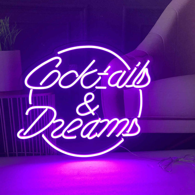 Cocktails & Dream Neon Sign