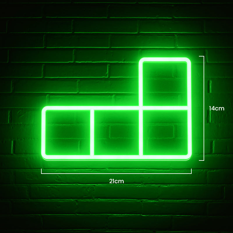 LED Neon Sign & LED Tetris Night Light