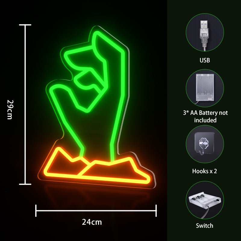 LED Neon Sign & LED Halloween Night Light