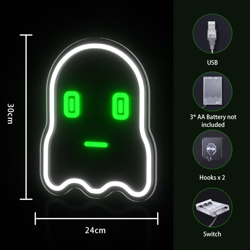 LED Neon Sign & LED Halloween Night Light