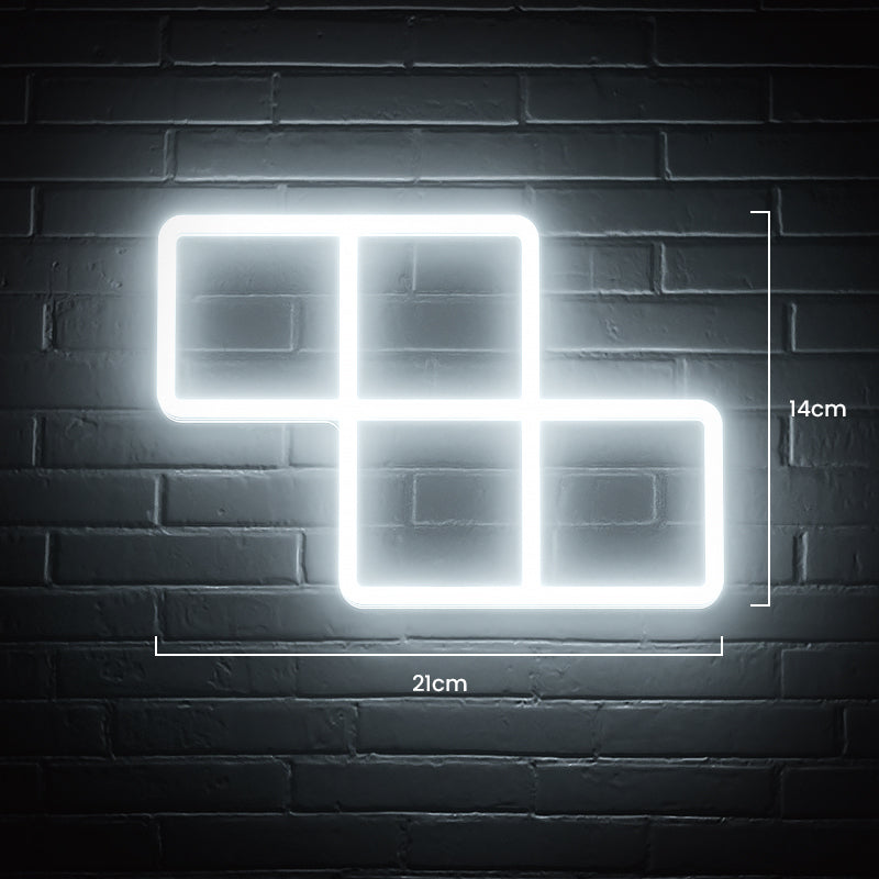 LED Neon Sign & LED Tetris Night Light