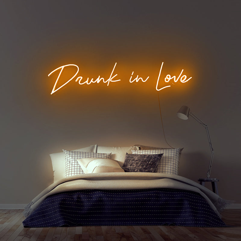 Drunk in love neon sign