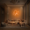 Mini Abstract Butterfly Neon Sign