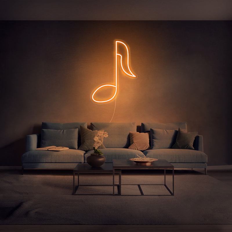 Mini Music Note 2 Neon Sign