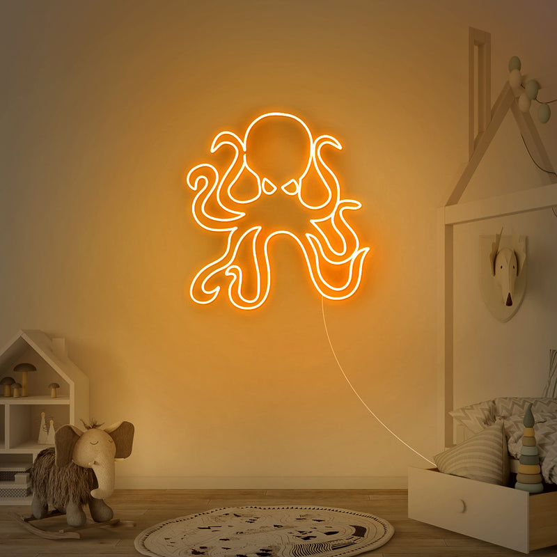 Octopus Neon Sign