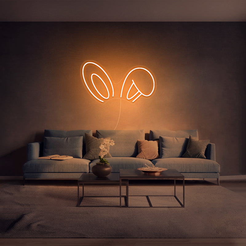 Mini Bunny Ears Neon Sign