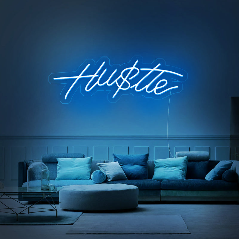 Hustle Neon Sign