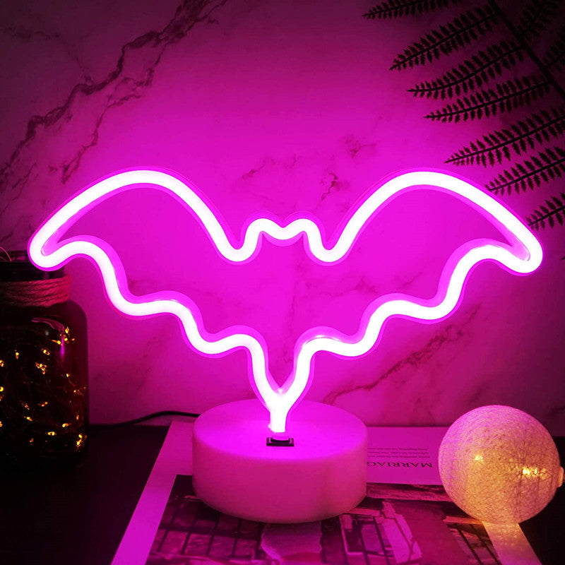 LED Neon Sign Desk Lights & Table Lamps