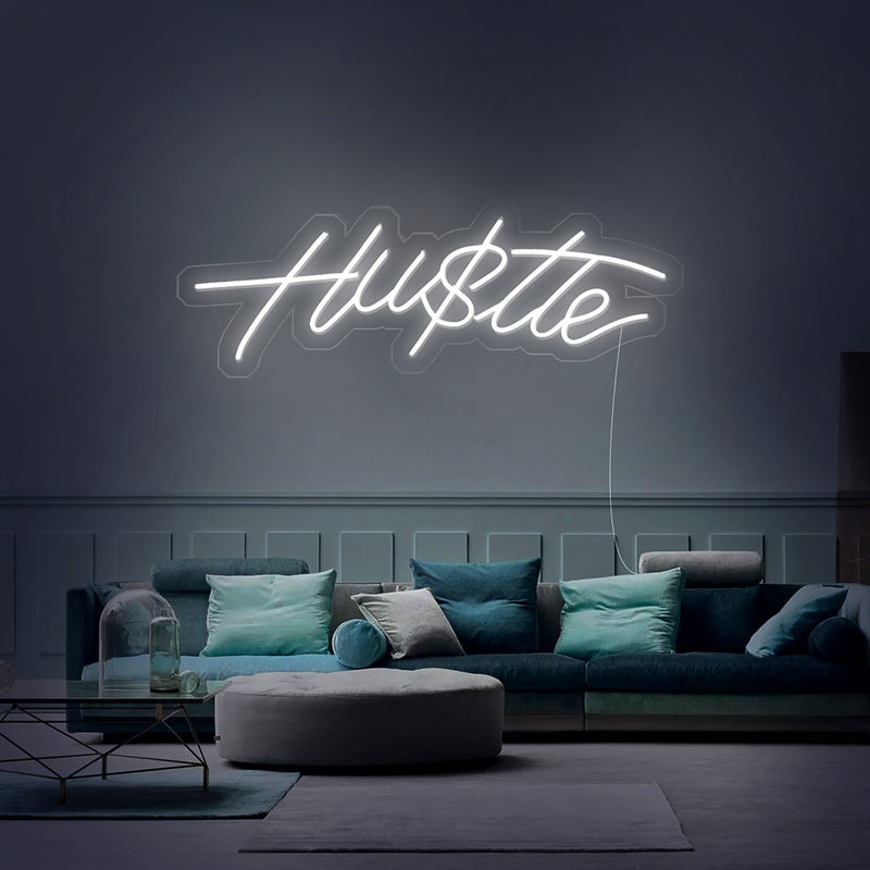 Hustle Neon Sign